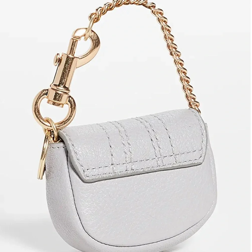 SEE BY CHLOE Hana Coin Purse Grey Leather - Picture 6 of 15